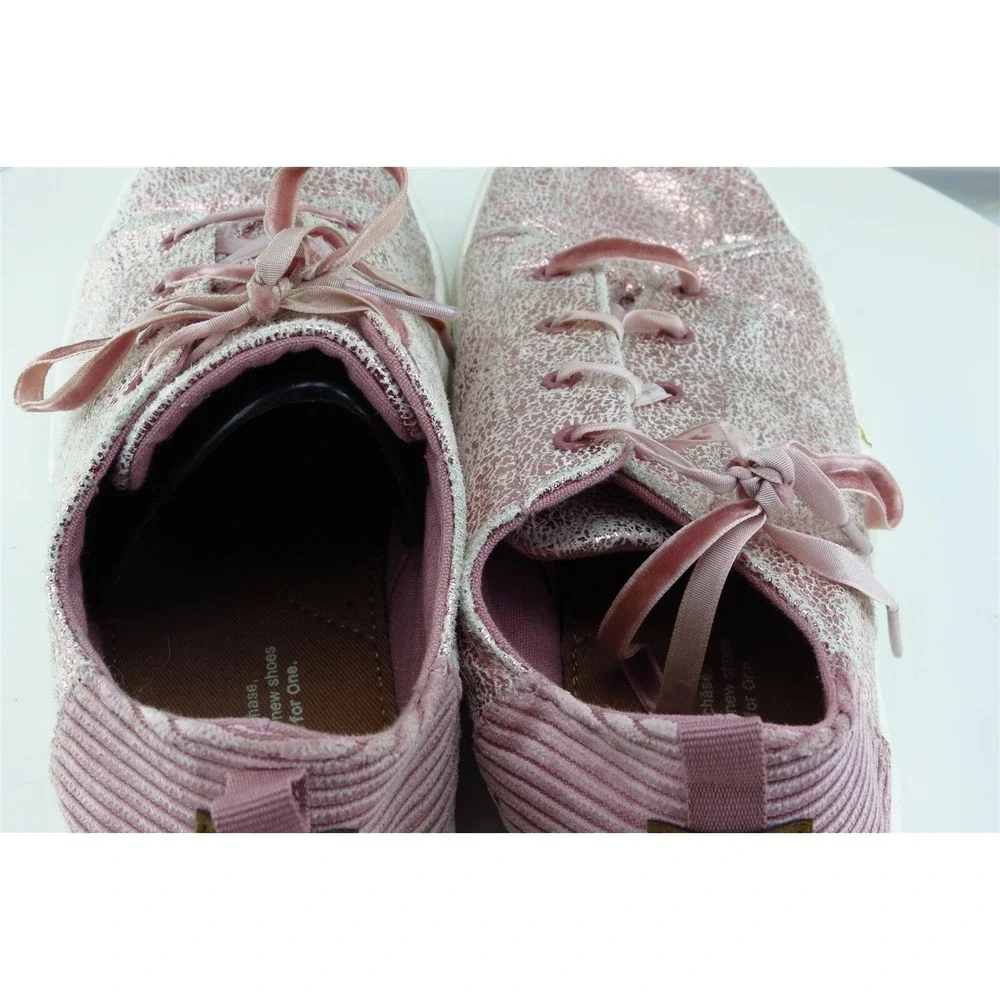 Toms Youth‎ Girls Shoes Size 4 M Pink Fashion Sneakers Synthetic